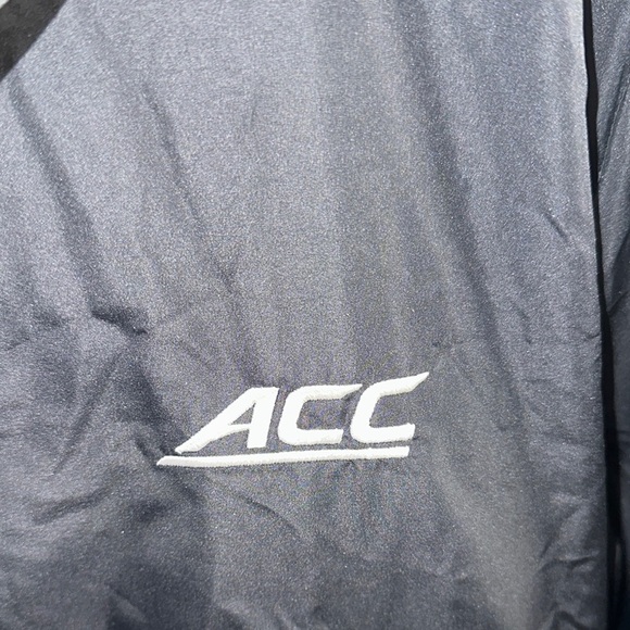 ACC Black Hooded Windbreaker with Water-Resistant Shell - Picture 4 of 9